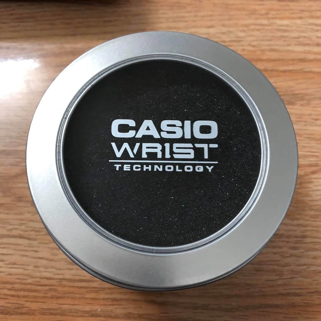 Hộp đựng đồng hồ Casio chính hãng, hộp đựng đồng hồ thiếc Casio-Gozid.watches