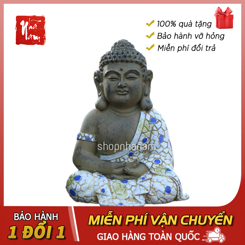 Tượng đại phật như lai trang trí nhà cửa, trang trí bể cá - Phong Thủy Nhã Nam