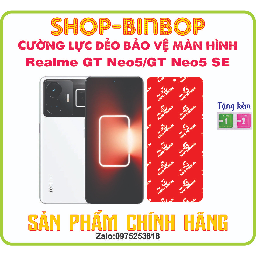 Cường lực dẻo bảo vệ màn hình điện thoại Realme GT Neo5 GTNeo5 SE