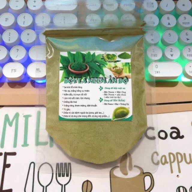 Bột lá neem nguyên chất Handmade (T.r-i Mụn ) (50gr~100gr)