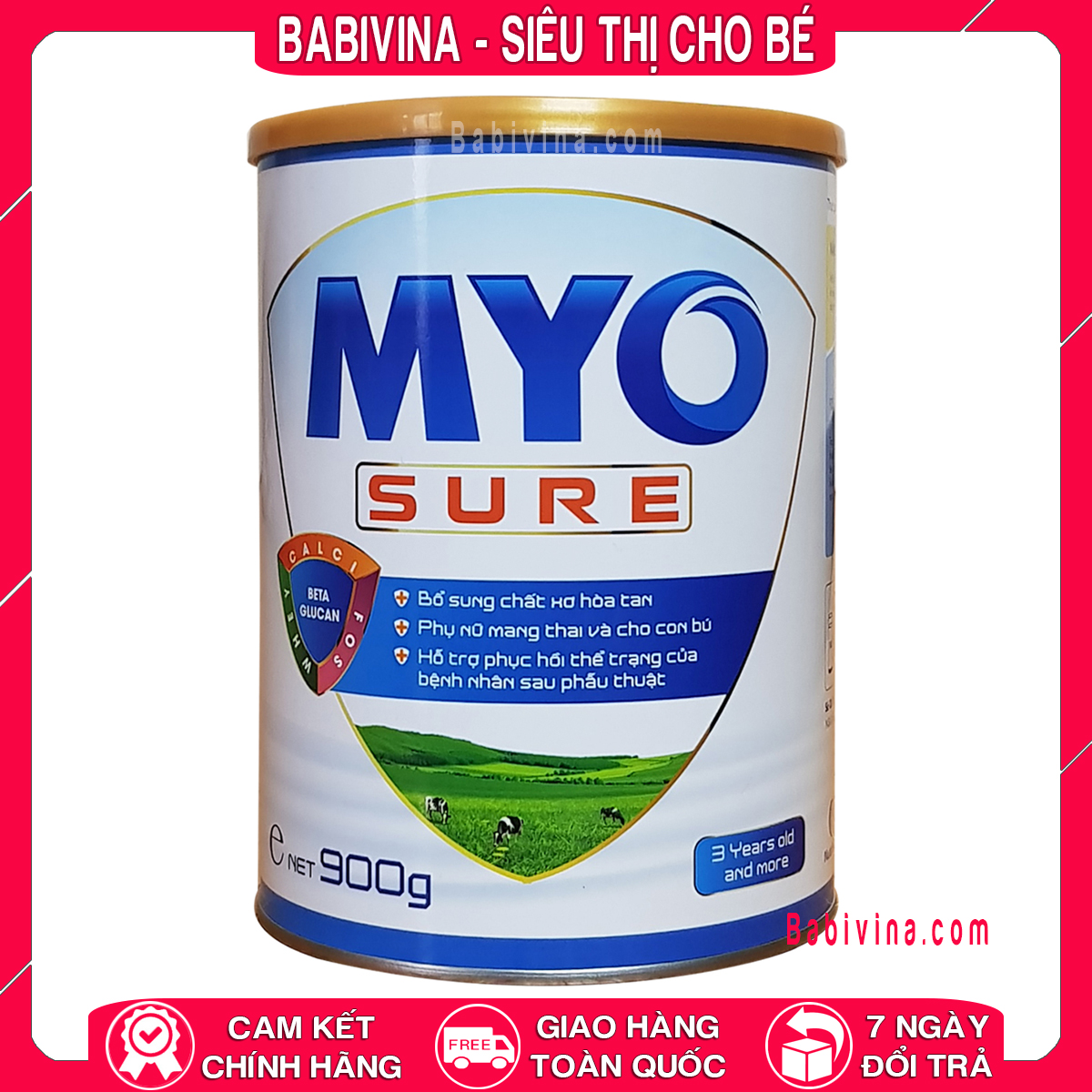 Sữa Myo Sure 900g Dinh Dưỡng Cho Người Ốm, Bệnh Nhân, Người Phẫu Thuật, Phụ Nữ Sau Sinh