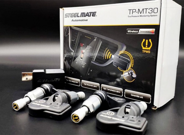 Steelmate MT30 - Cảm biến áp suất lốp hiển thị màn hình Androi -Steelmate MT30