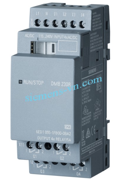 Modul 4di/4do cho plc logo.