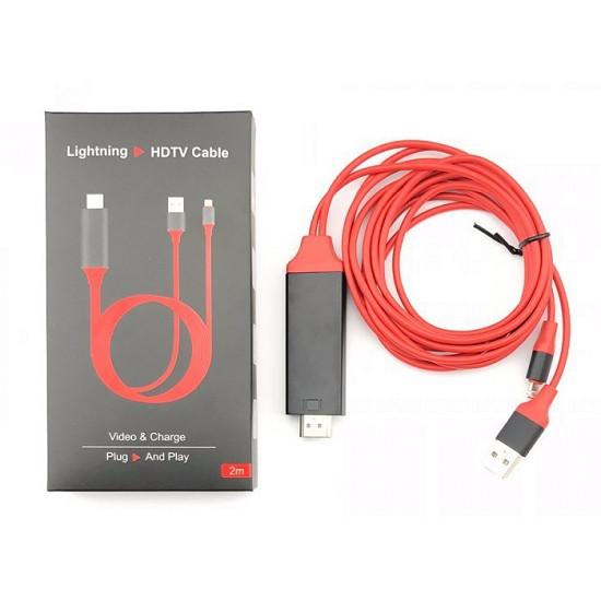 Cáp Chuyển Đổi MHL Sang HDMI Cho iphone 5,6,7,8