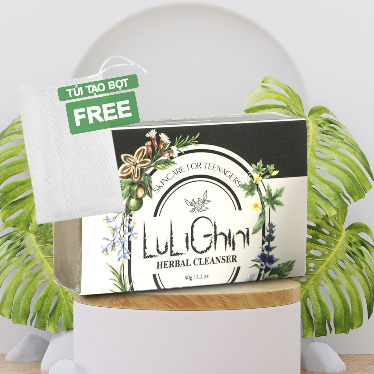 Xà phòng rửa mặt thảo dược Lulighini