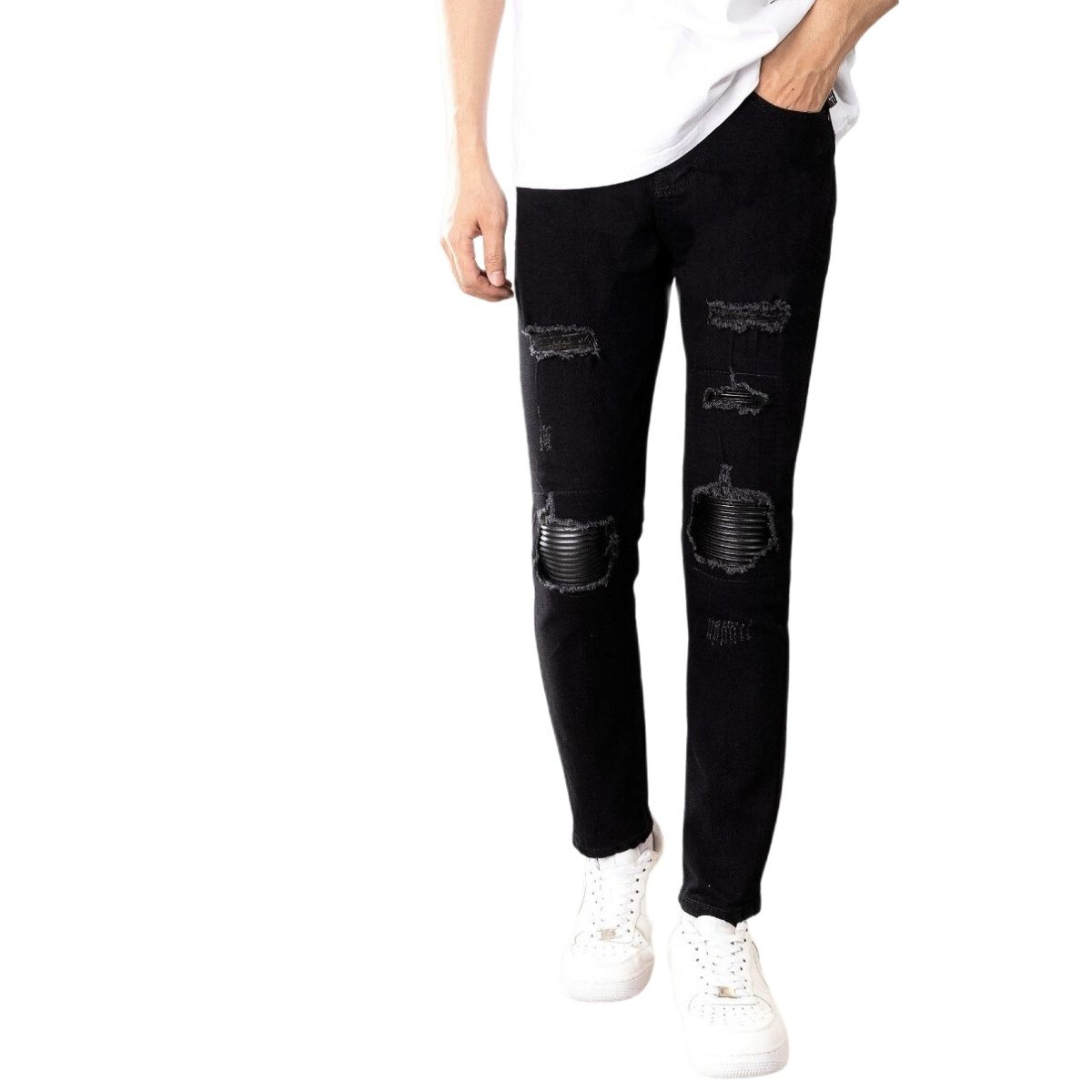 Quần Jean Nam Dáng Ôm Cao Cấp Nuba45 Thiết Kế Sang Trọng Trẻ Trung