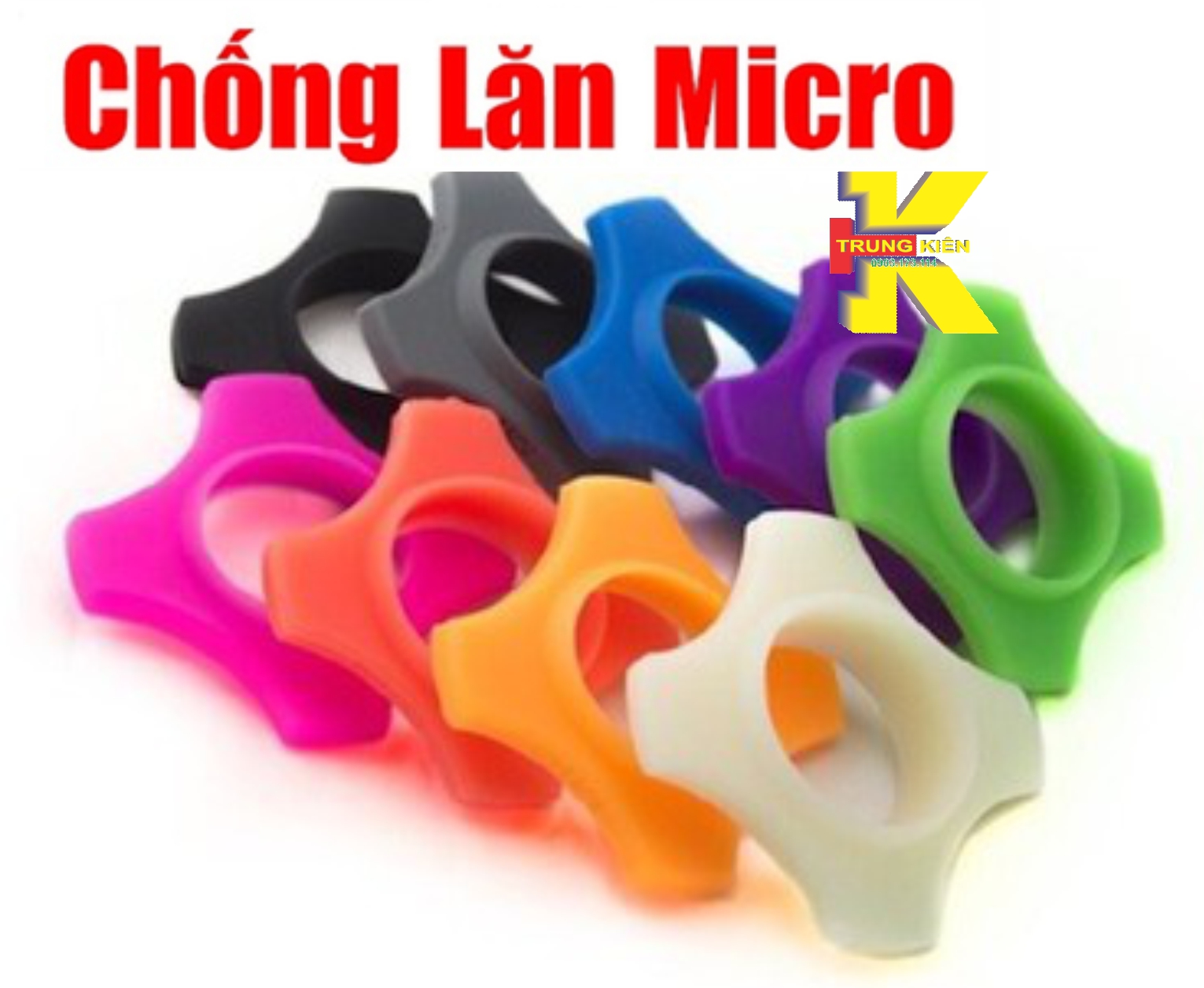 [HCM]VÒNG CAO SU CHỐNG LĂN BẢO VỆ CHO MICRÔ KHÔNG DÂY.