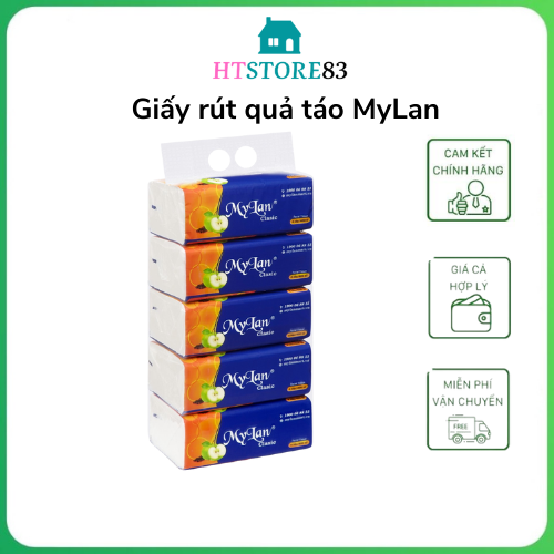 giấy rút quả táo mylan khăn giấy ăn rút - HTSTORE83  Free ship