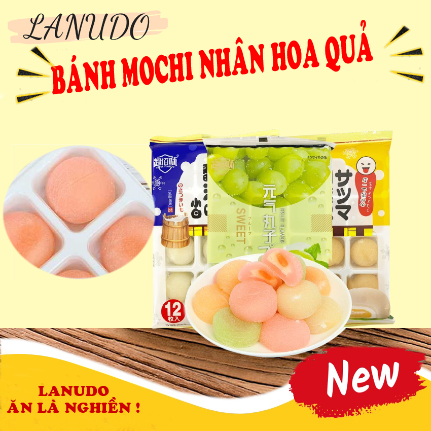 Bánh Mochi kem lạnh nhân hoa quả trứng muối Đài Loan đủ vị siêu hot loại ngon