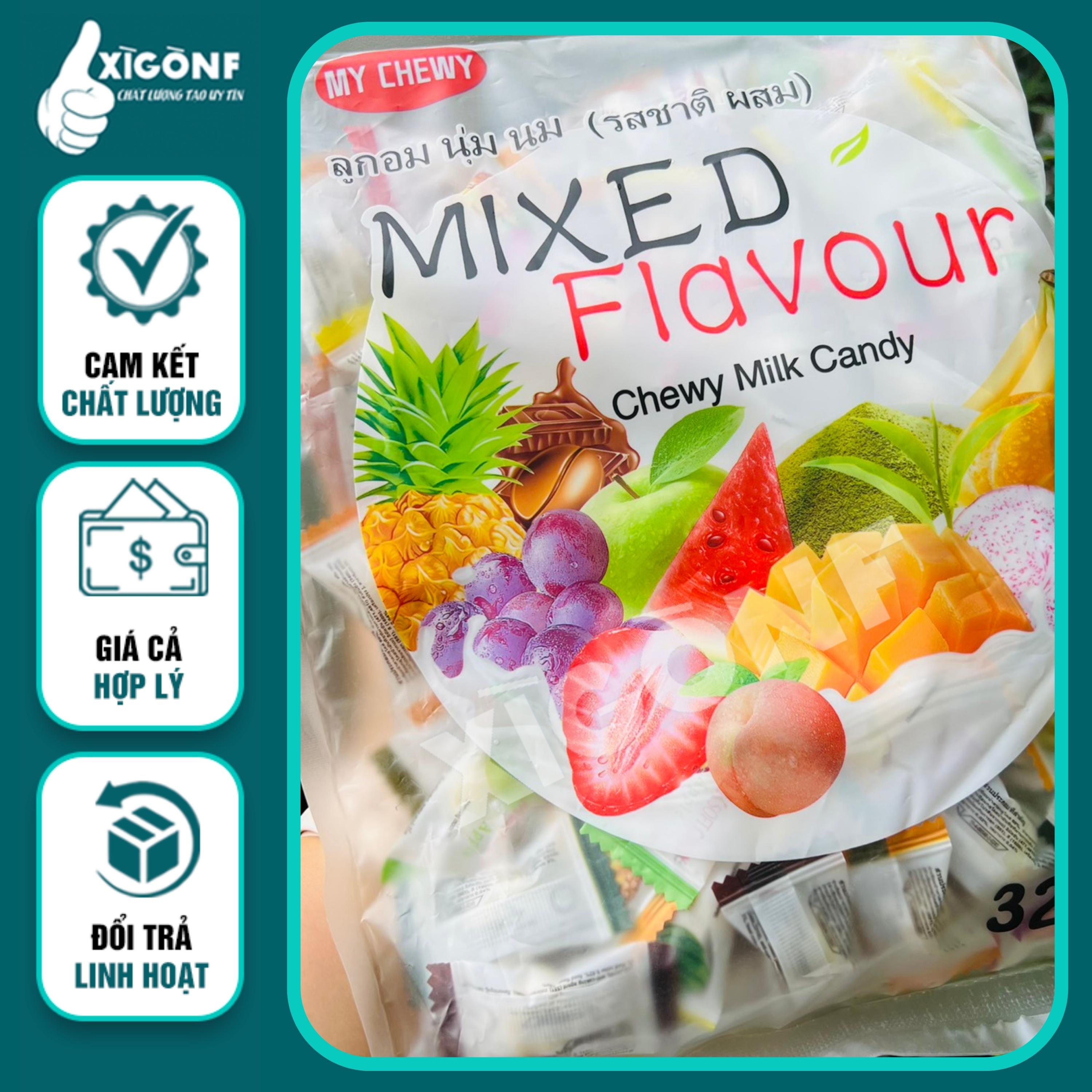 Kẹo dẻo trái cây Daison Thái Lan XIGONF kẹo dẻo mềm thơm hương vị trái cây đủ loại X40