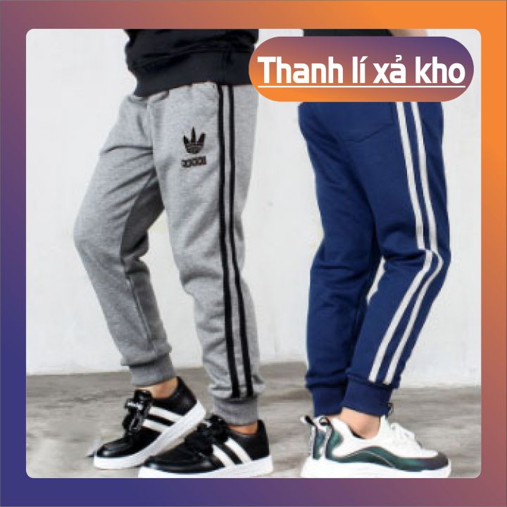 [TIỆN LỢI THOẢI MÁI]Quần Thể Dục Nam Phối 3 Sọc Bó Ống Phong Cách Thể Thao, Chất Thun Thời Trang Sakura - BTQ33