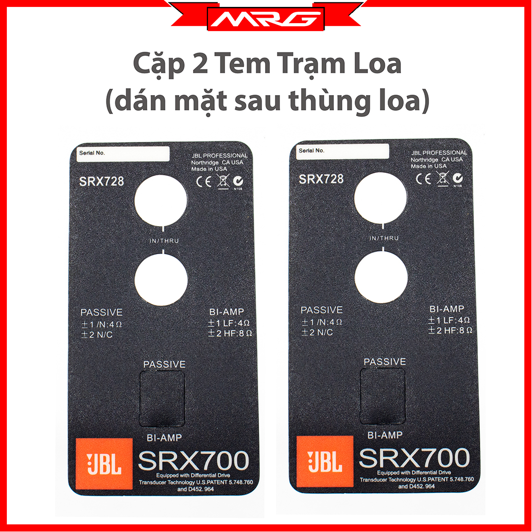 [2 tem] Tem Loa JBL dùng dán mặt sau thùng loa dán trạm loa jbl - MrG | tem loa rcf, tem loa jbl, tem loa caf, tem loa nexo, tem loa martin, tem loa ev, tem loa pa, tem loa ar, tem loa b3, tem loa bose, tem peavey.