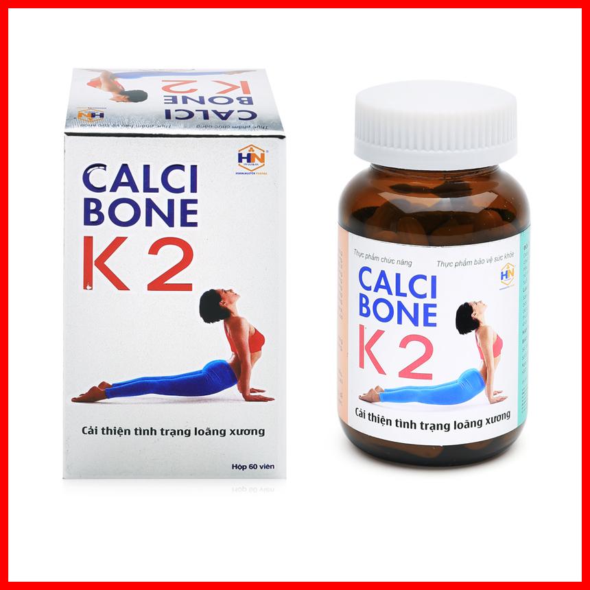 Calci Bone K2 giúp bổ sung calci giúp cải thiện tình trạng loãng xương