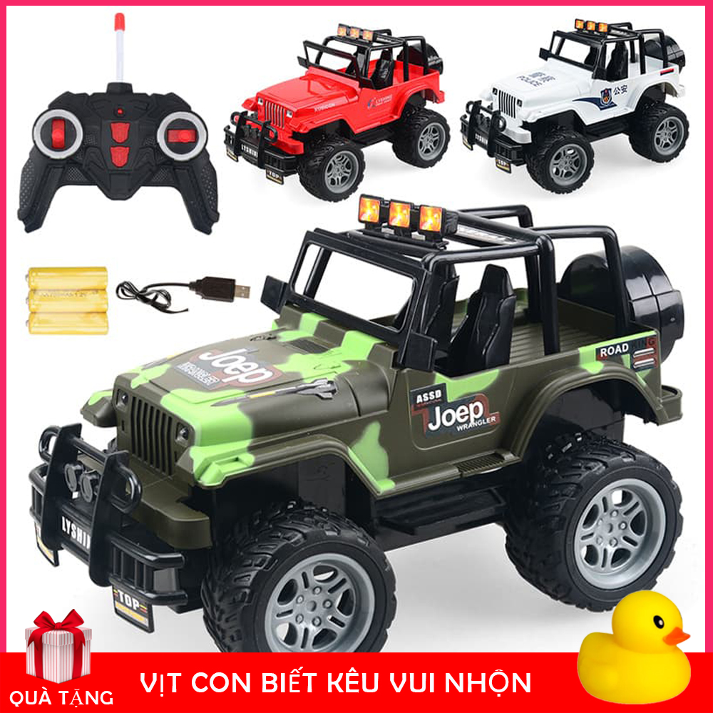 Đồ Chơi Trẻ Em/Xe Ô tô Jeep điều khiển từ xa 4 chiều vượt địa hình - Xe Oto điều khiển Quà tặng tuyệt vời cho bé