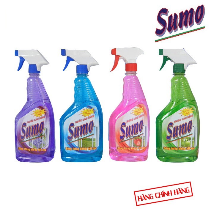 Nước lau kính sumo 800ml tặng thêm 50ml