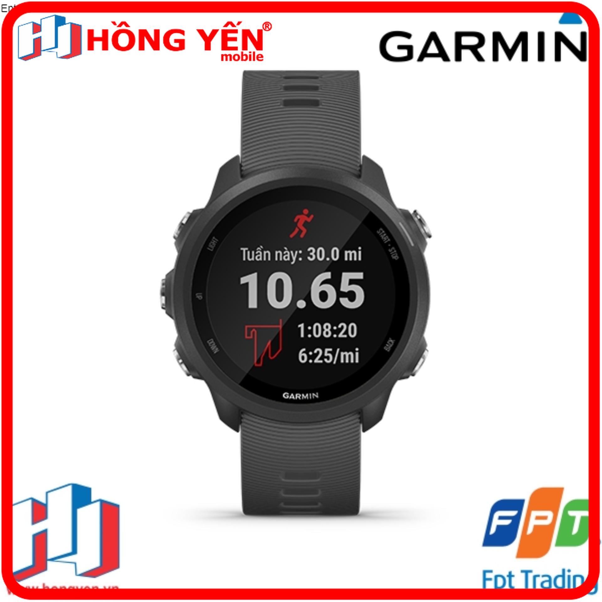Đồng hồ thông minh Garmin Forerunner 245 (Slate Gray) - Hàng Chính Hãng - BH 12T