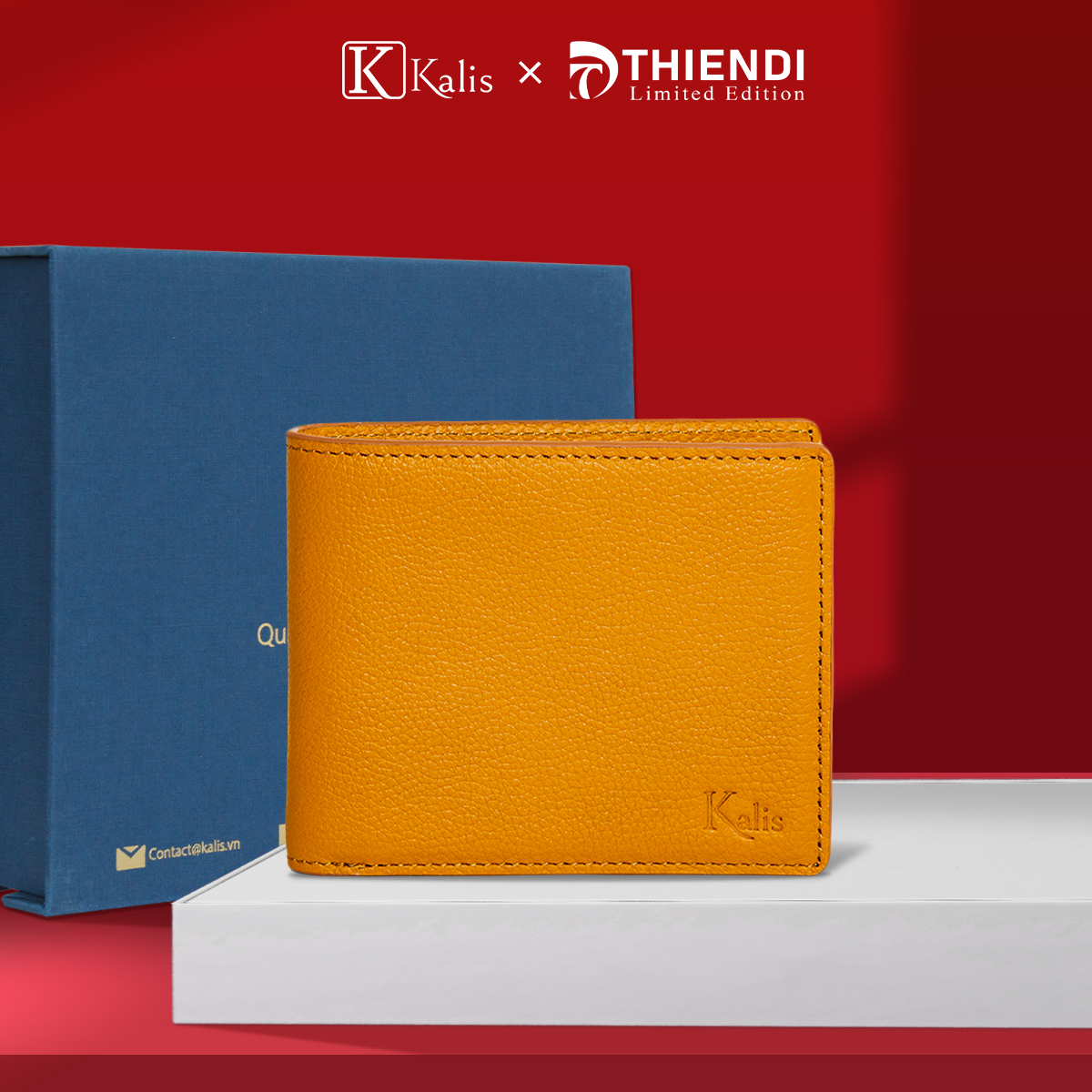 Ví da của nam hiệu cao cấp hàng hiệu kalis x thiendi wcmn06