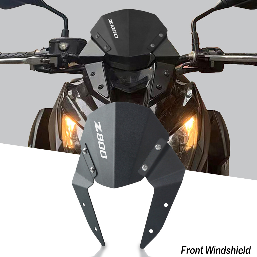 Cho kawasaki z 800 z800 2013 2014 2015 2016 phụ kiện xe máy phía trước kính chắn gió fairing gió làm lệch hướng kính chắn gió kit