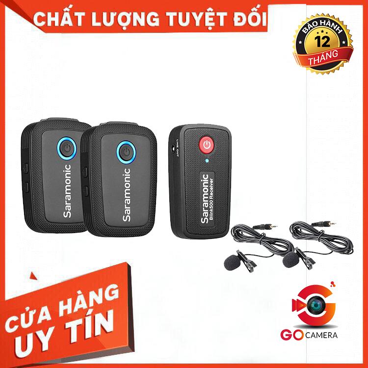 Micro thu âm không dây saramonic blink 500 b2 2 phát + 1 thu