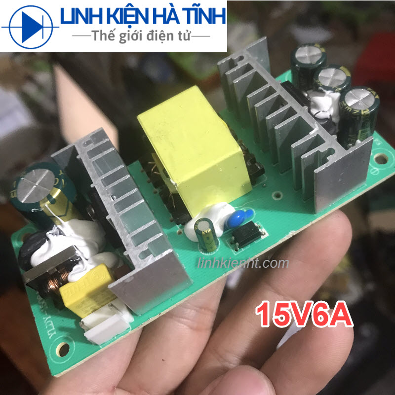 Mạch nguồn loa kéo 15v6a 15v 6a mới nguồn loa kéo 15v