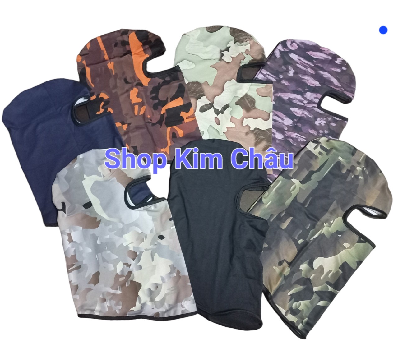 [1cái] Khăn trùm đầu ninja vải thun 100% Cotton 4 chiều cao cấ, che kín cổ mặt che tai đầu chống nắng gió lạnh,