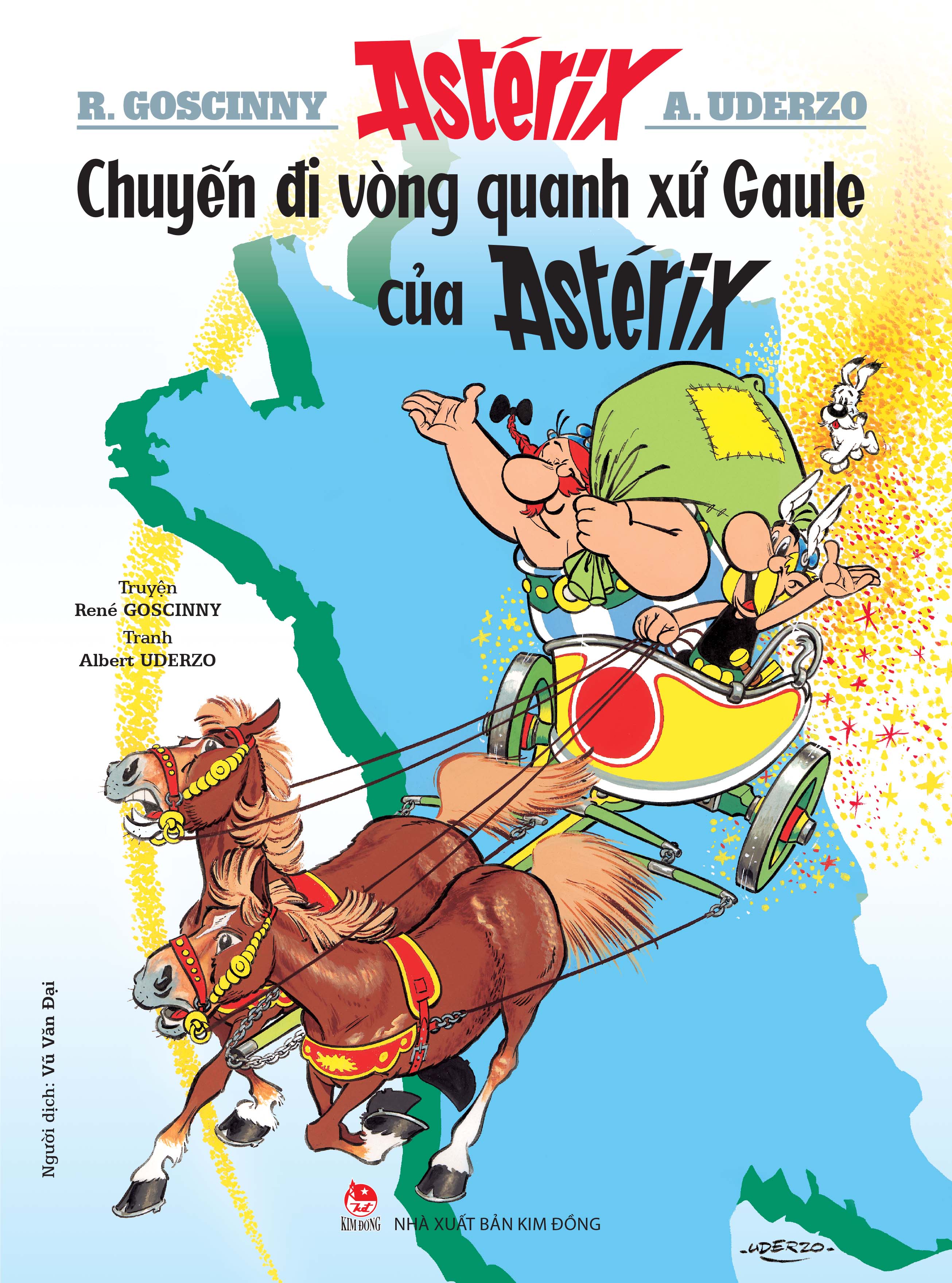 Sách – những cuộc phiêu lưu của astérix –truyện tranh pháp - chuyến đi vòng quanh
