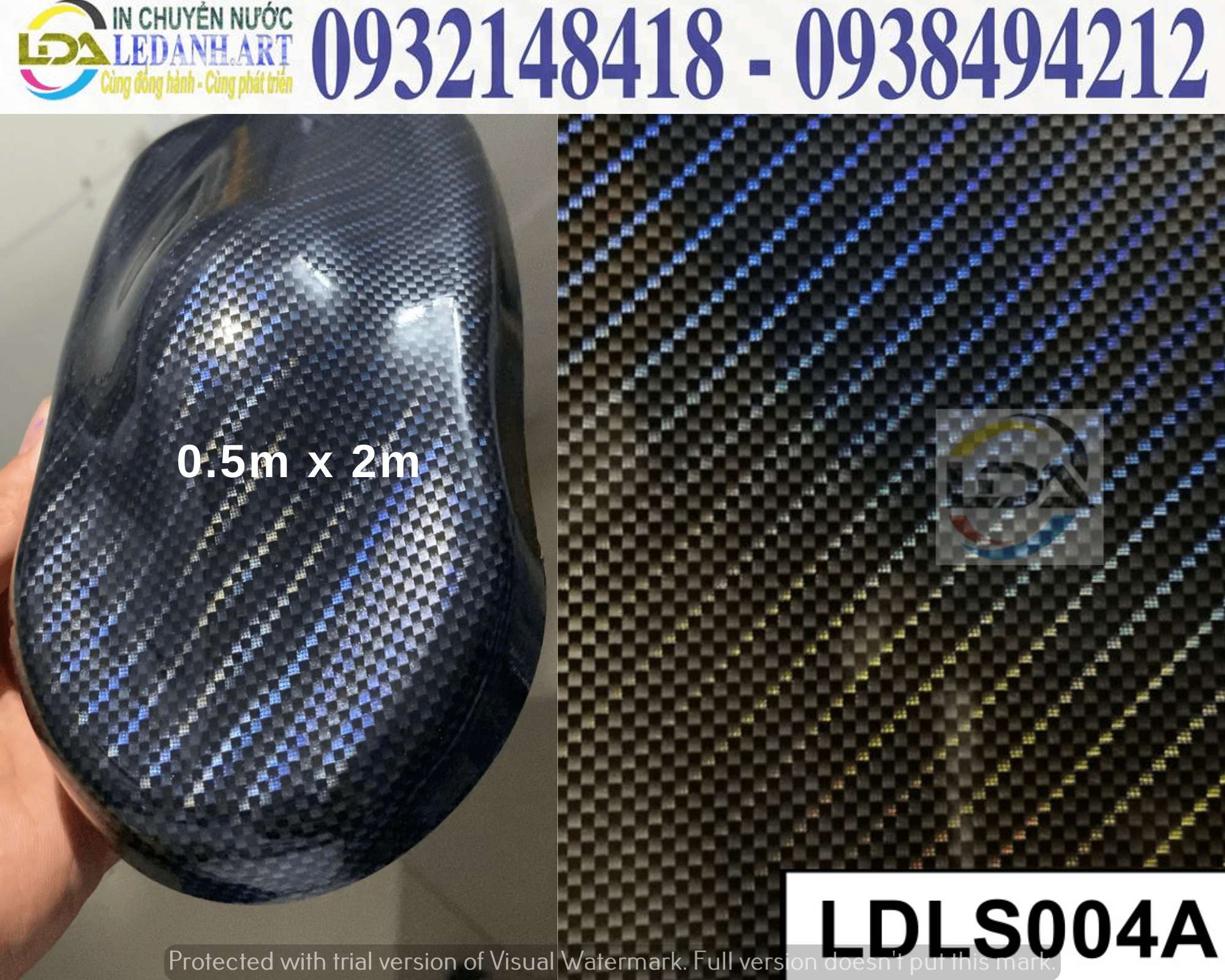 Film carbon Laser phản quang LDLS004A