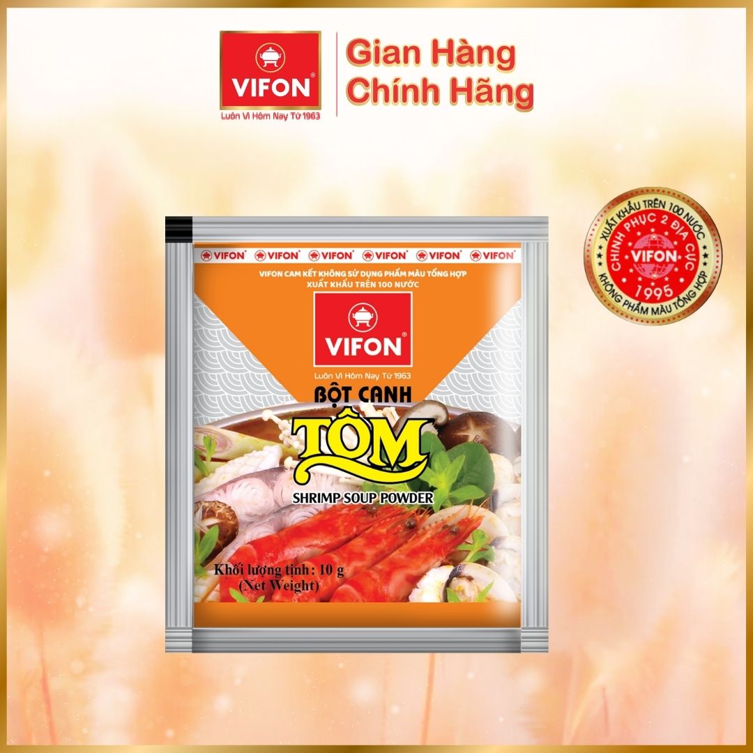 Thùng 480 gói bột canh tôm vifon 10g / 1 gói