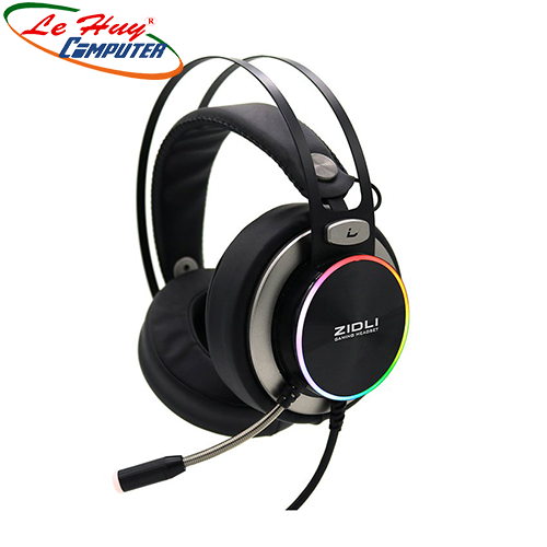 Genuine zidli zh20 7.1 led rgb usb headphones