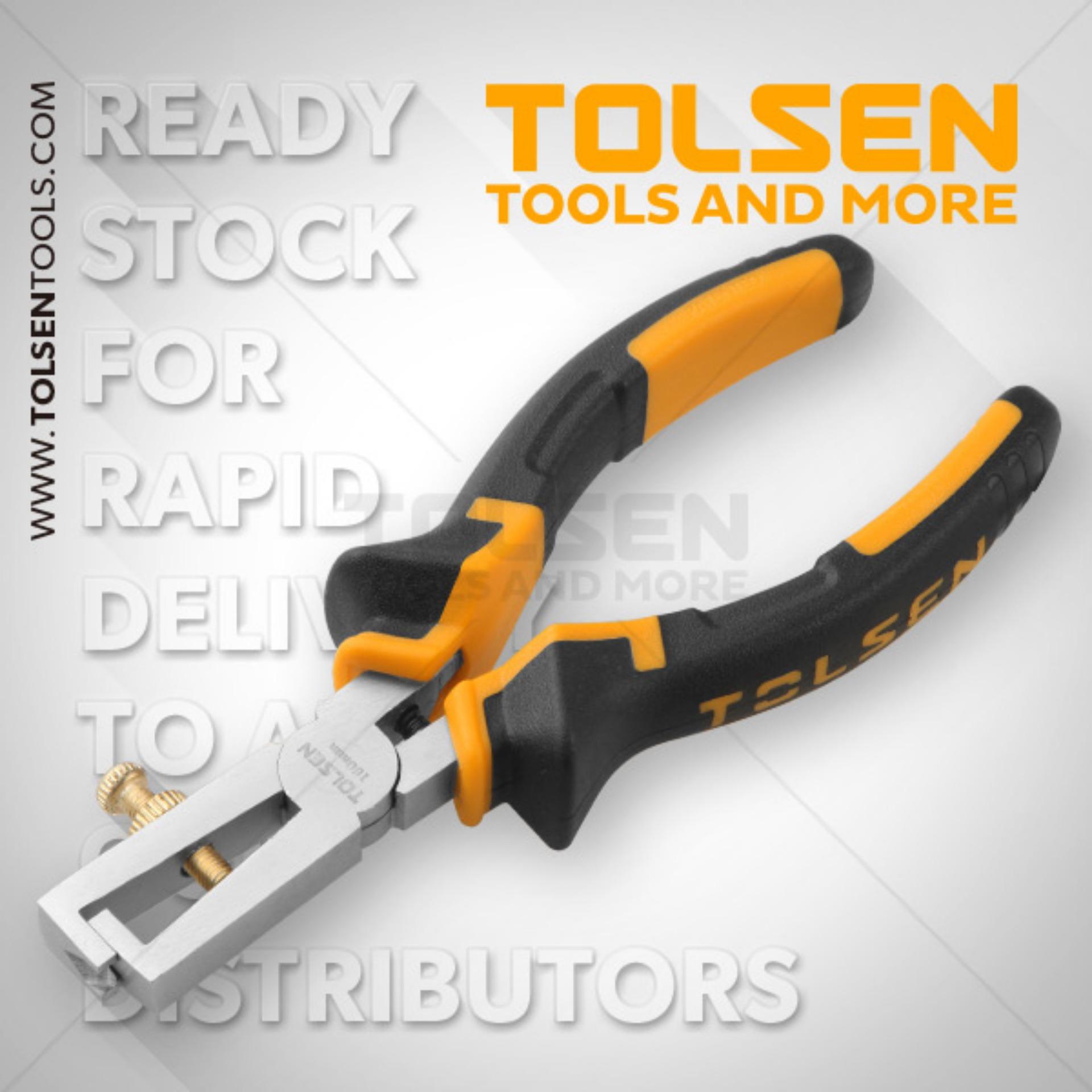 Kìm tuốt dây điện 6" tolsen 10013