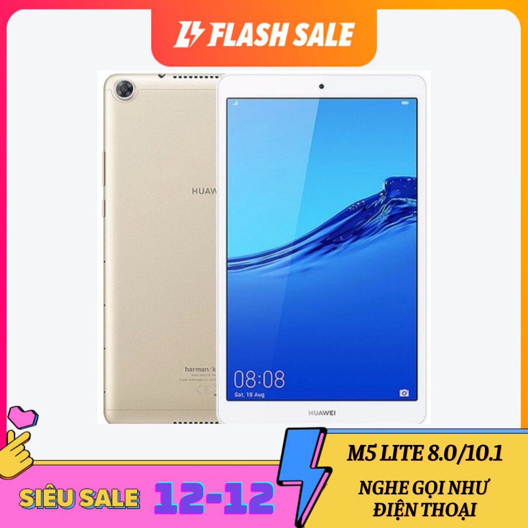 [Trả góp 0%]Máy tính bảng Huawei Medipad (mới 99%)nghe gọi điện thoại M5 Lite 8 4GB 64GB , M5 lite 10 3/32/ 4 loa. Android 9 FullHD+ vỏ nhôm chơi pupg bao mượt
