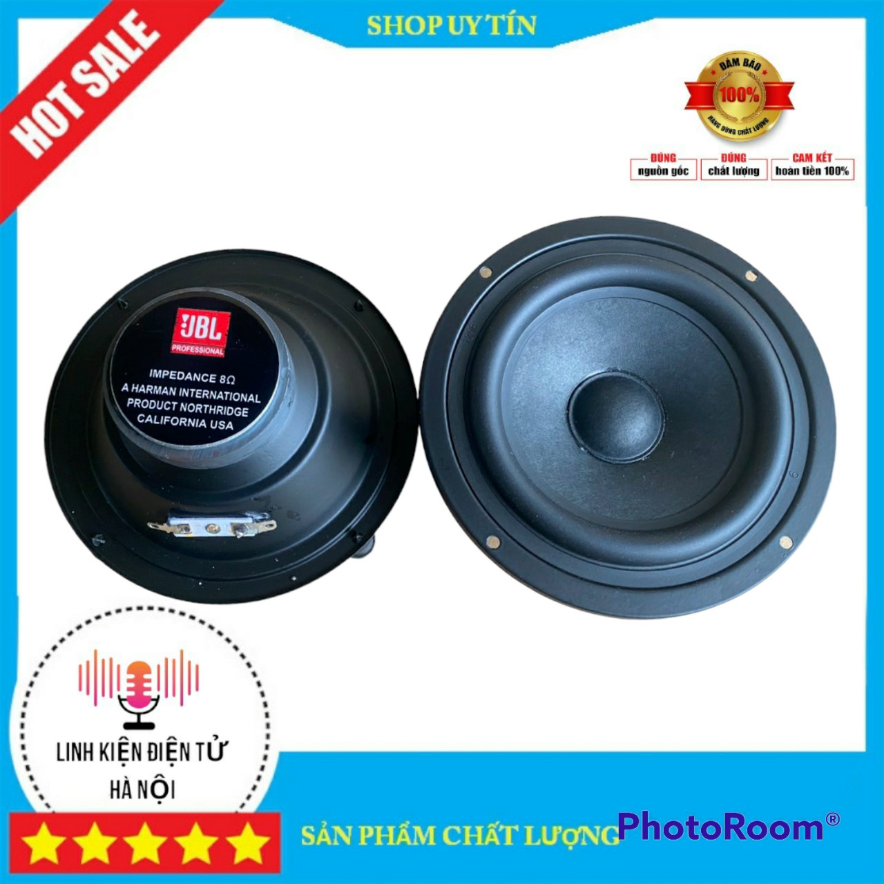 Loa mid 14 JBL gân cao su hàng cao cấp nhập khẩu-loa trợ lời-loa karaoke
