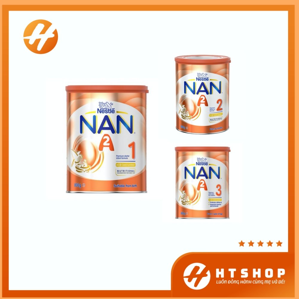 Sữa Bột Nan A2 Nội Địa Úc Dạng Hộp 800Gram