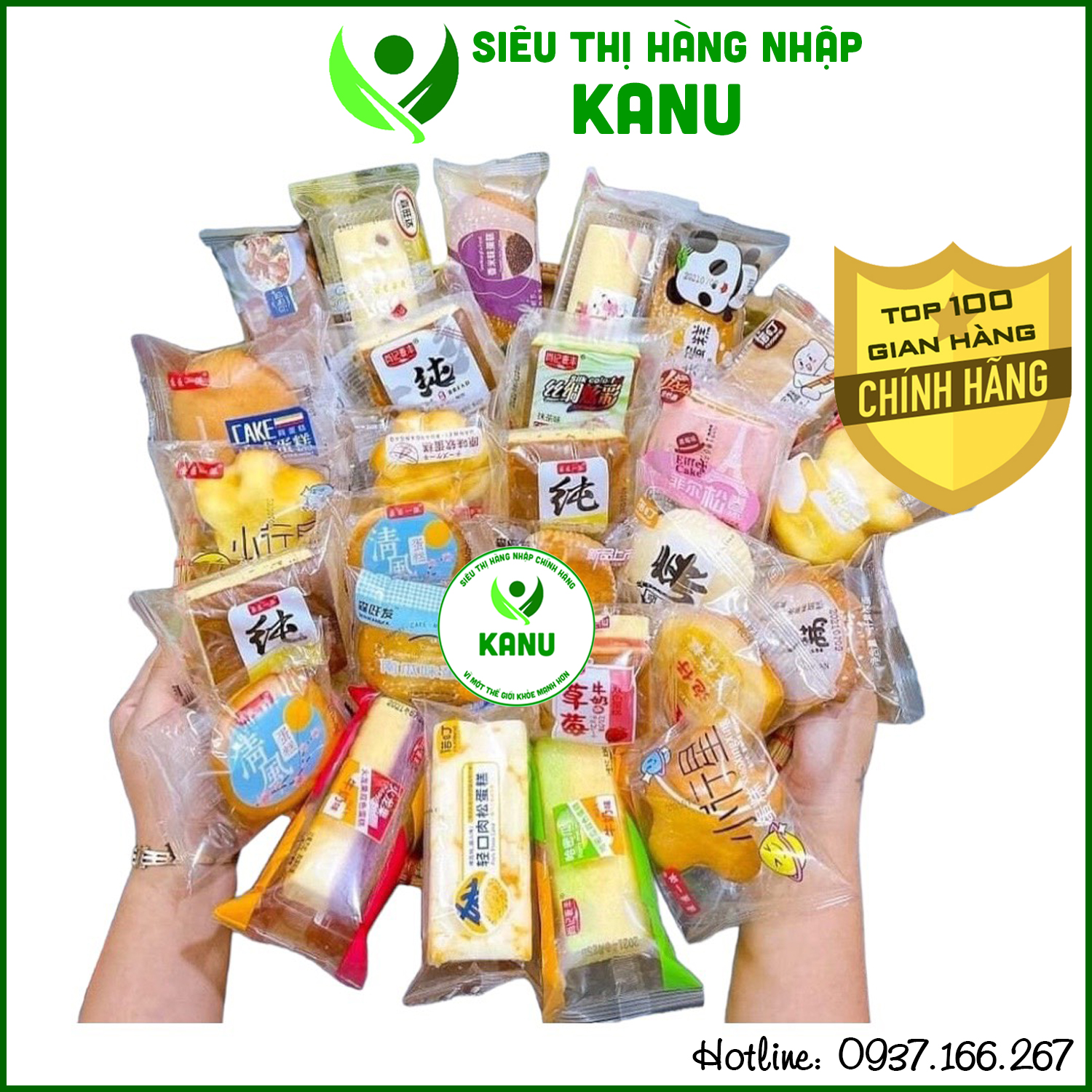 [Combo 1kg] Bánh tươi mix vị Đài Loan không trùng vị, đồ ăn vặt ngon rẻ Sài Gòn