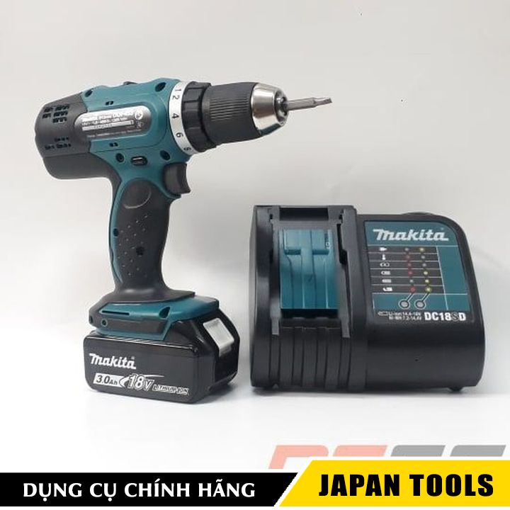 Máy khoan, vặn vít 13/36mm dùng pin 18v makita ddf453sfx7 | japan tools
