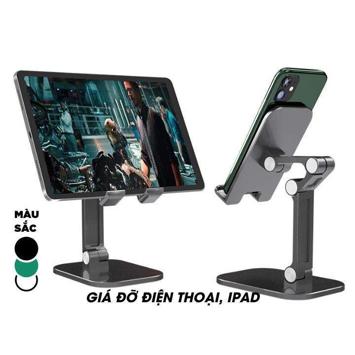 Giá đỡ điện thoại, ipad xoay 360 độ để bàn dùng để livestream, quay hình đa dụng