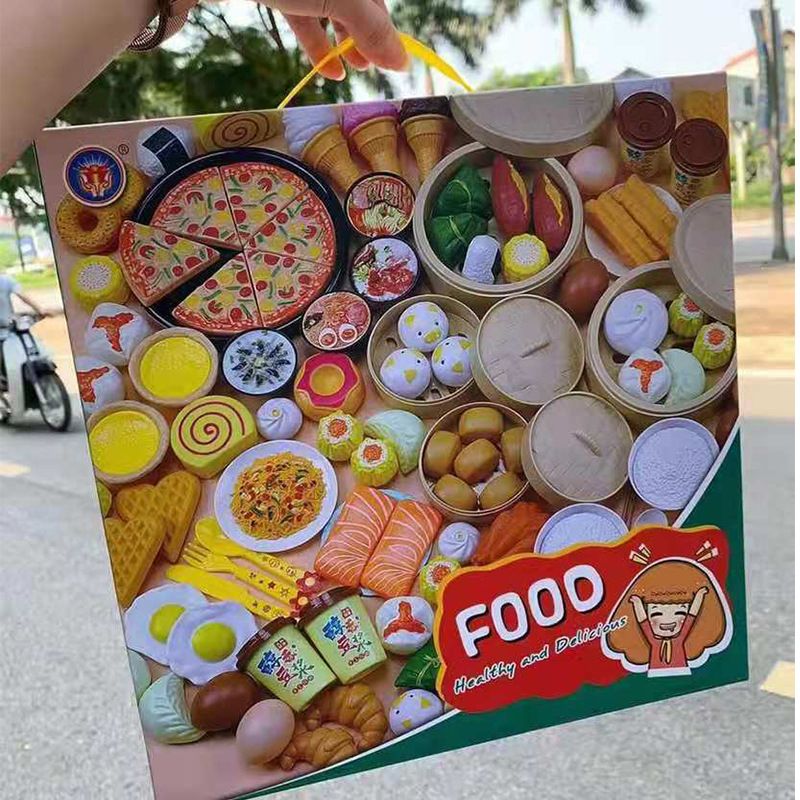 Bộ đồ chơi bánh kẹo và thức ăn cho bé siêu đáng yêu