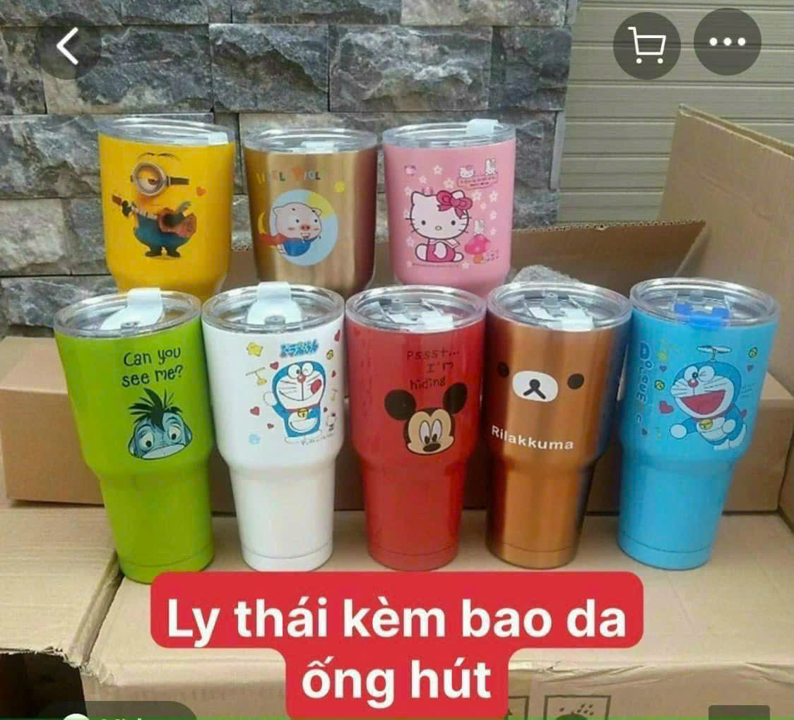 Ly giữ nhiệt inox Rap Việt 900 ml Pepsi - Đồ khuyến mãi của Pepsi - ly thái giao mẫu ngẫu nhiên