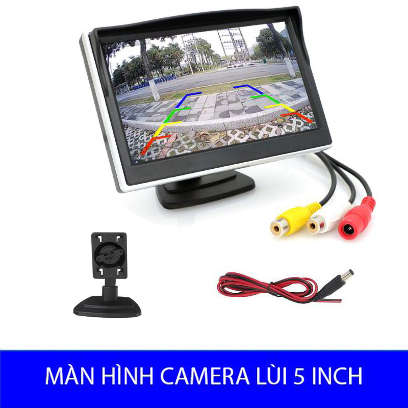 Màn hình taplo 5 inch hiển thị camera lùi,camera cặp lề