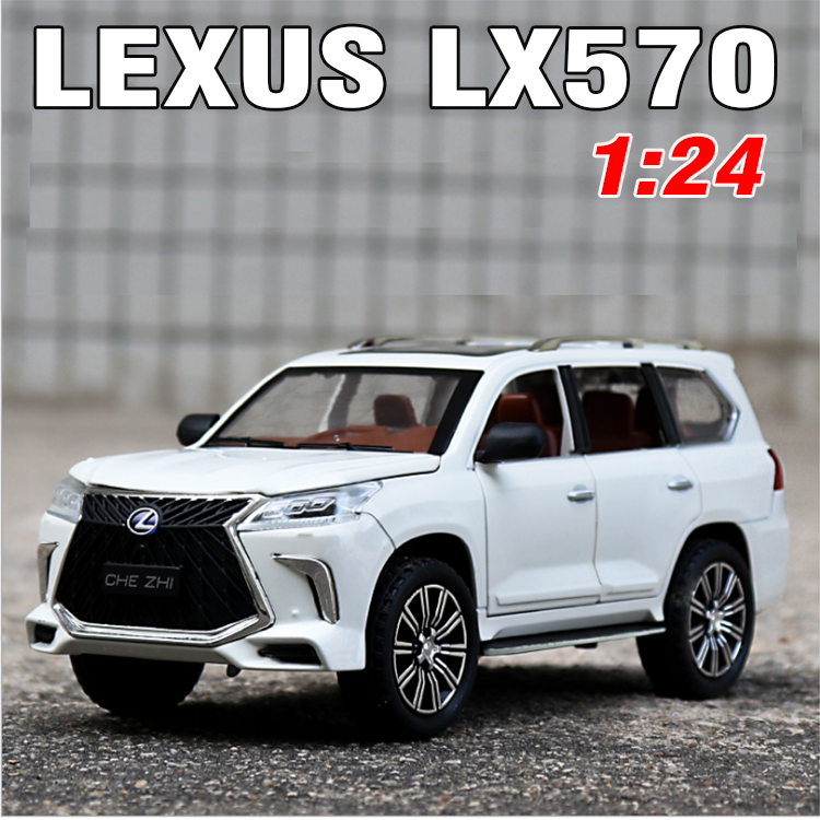 Xe mô hình sắt Lexus Es 300h tỉ lệ 124 hãng Jinlifang 3 màu