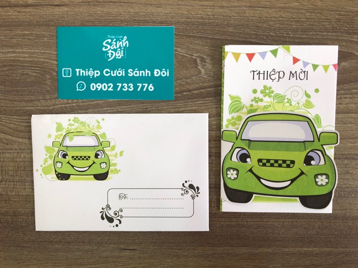 COMBO 50 THIỆP SINH NHẬT - HÌNH XE HƠI