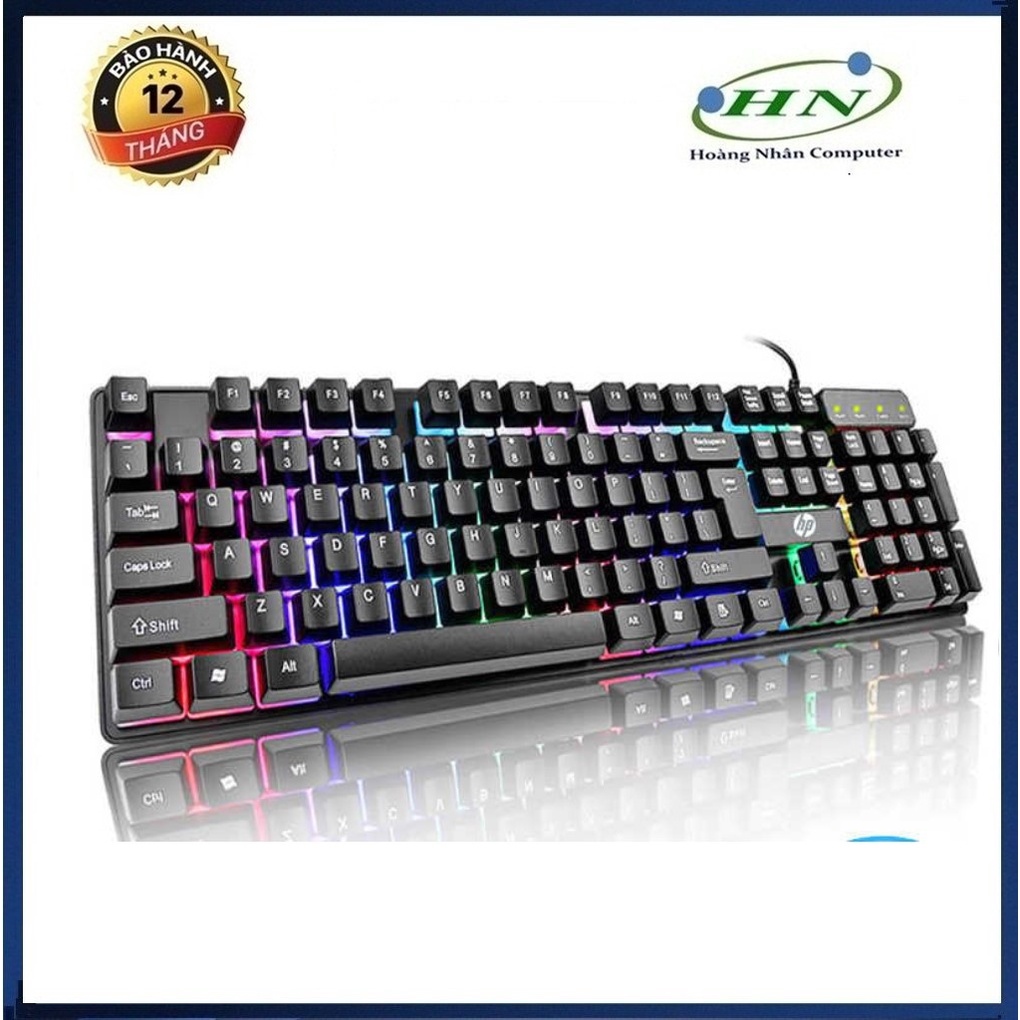 [Mã 1911ELSALE hoàn 7  đơn 300K] Bàn Phím Chuyên Game HP K300 có đèn led đa màu
