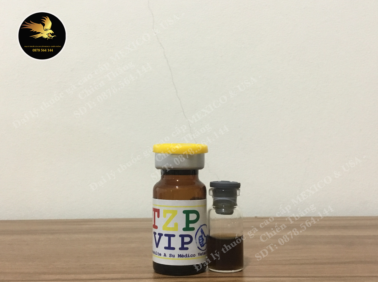 Thuốc chích gà đá - tzp - xuất xứ mexico - giúp gà tăng bo lớn, chống ói, tải cựa, cực kỳ lỳ đòn - nguyên chất chính hãng - chiết lẻ 1ml