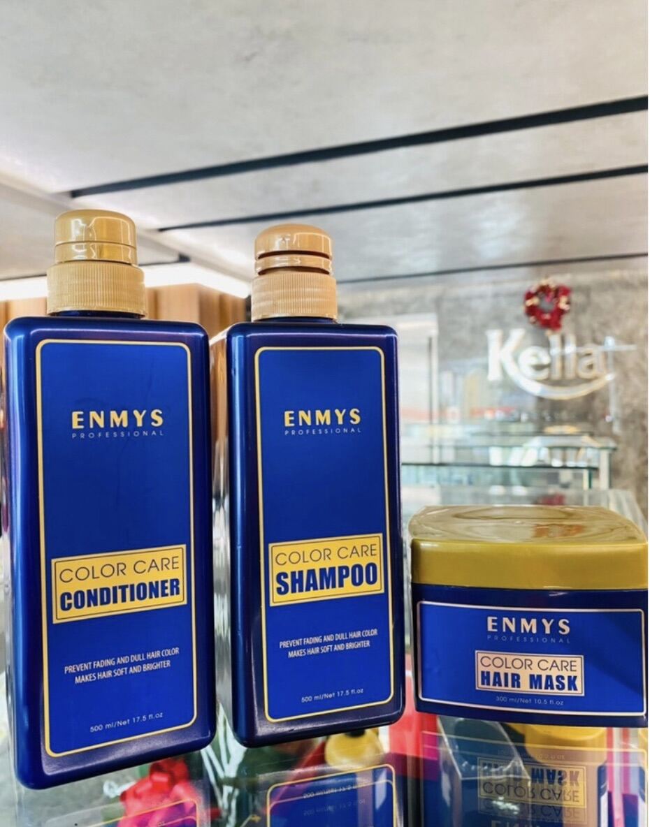 Bộ gội xả giữ màu enmys 500ml x2 cao cấp