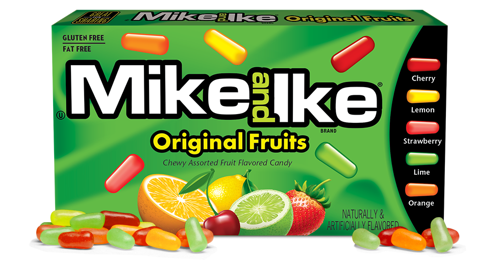 Kẹo chewy Mike and Ike - 120gr - kẹo mềm hương vị trái cây