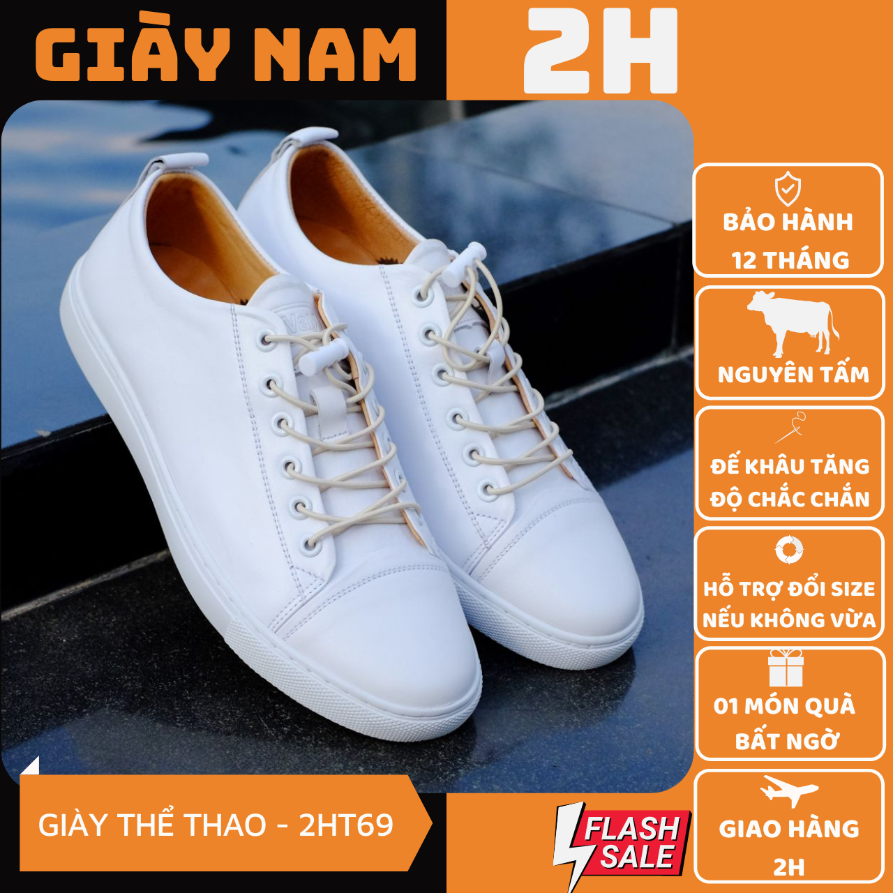Giày Nam Lười Thể Thao Nam Da Bò Dây Cách Điệu Phong Cách 3 Màu Đen, Trăng, Xanh. Bảo Hành 1 Năm Cho Sản Phẩm !