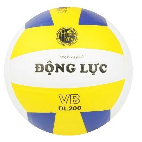 Trái bóng chuyền Động Lực da PVC 3 màu xuất khẩu DL200 - giá rẻ