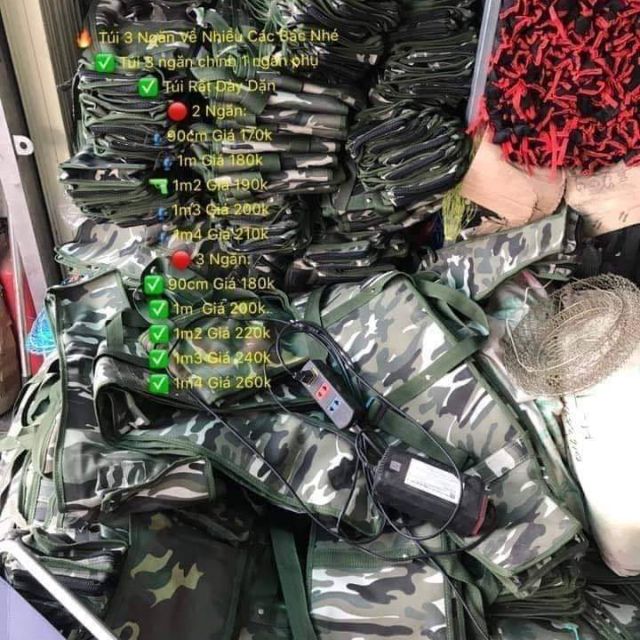 Bao đựng cần zanzi 3 ngăn