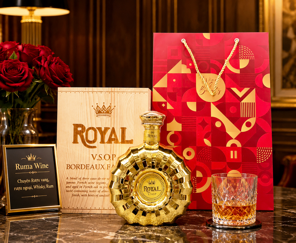 Rượu Brandy Royal VSOP Topaz nhập khẩu hính hãng