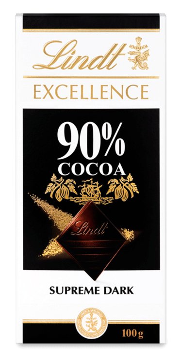 Sô-cô-la lindt excellence 90% ca cao 100g